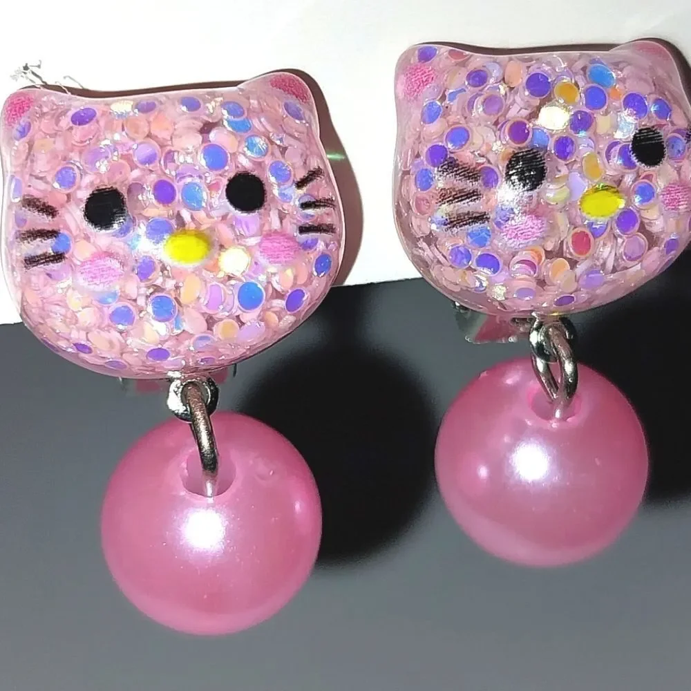 Beautiful fashion clip-on kids earrings